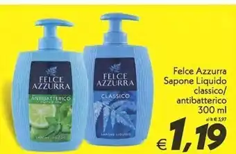 Iper Super Conveniente Felce azzurra sapone liquido classico / antibatterico offerta