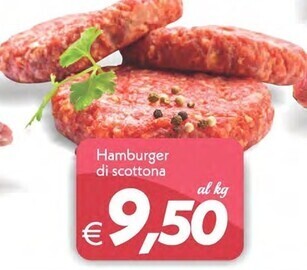 Iper Super Conveniente Hamburger di scottona offerta