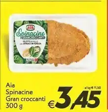 Iper Super Conveniente Aia spinacine gran croccanti offerta