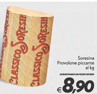 Iper Super Conveniente Latteria soresina provolone piccante offerta