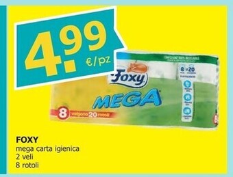Foxy mega carta igienica