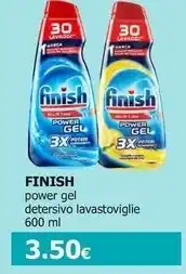 Tigotà Finish power gel detersivo lavastoviglie offerta