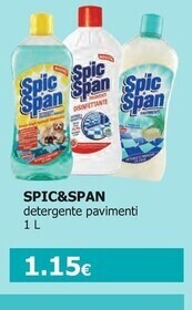 Tigotà Spic&span detergente pavimenti offerta