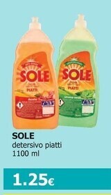 Tigotà Sole detersivo piatti offerta