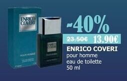 Tigotà Enrico coveri pour homme eau de toilette offerta