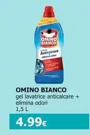 Tigotà Omino bianco gel lavatrice anticalcare + elimina odori offerta