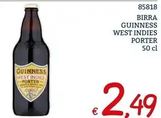 Zona Guinness birra west indies porter 50 cl offerta