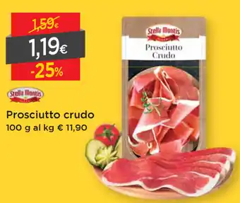 DPiù Stella Montis Prosciutto crudo 100g offerta