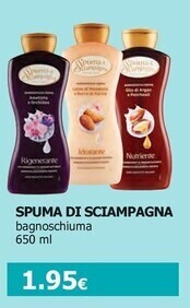 Tigotà Spuma di sciampagna bagnoschiuma offerta