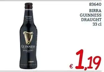 Guinness birra draught