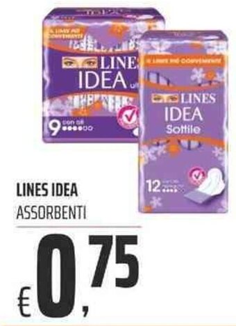 Coop LINES IDEA ASSORBENTI offerta