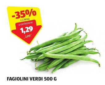 ALDI FAGIOLINI VERDI 500 G offerta