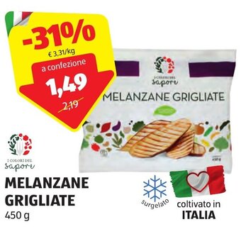 ALDI I COLORI DEL sapore MELANZANE GRIGLIATE 450 g offerta