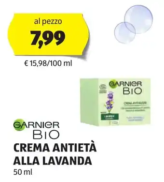 ALDI GARNIER BIO CREMA ANTIETÀ ALLA LAVANDA 50 ml offerta