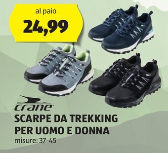 ALDI crane SCARPE DA TREKKING PER UOMO E DONNA offerta