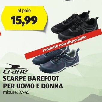 ALDI crane SCARPE BAREFOOT PER UOMO E DONNA offerta