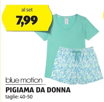 ALDI blue motion PIGIAMA DA DONNA offerta