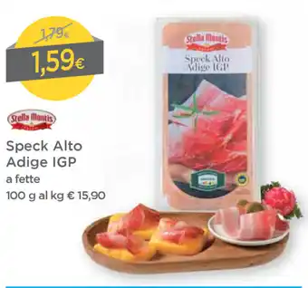 DPiù Stella Montis Speck Alto Adige IGP 100g offerta