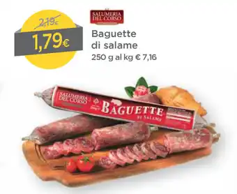 DPiù Salumeria del Corso Baguette di salame 250g offerta