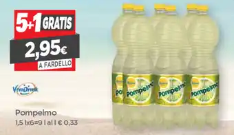DPiù Vivi Drink Pompelmo 1,5l x 6 offerta