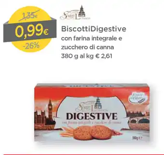 DPiù Digestive Biscotti 380g offerta