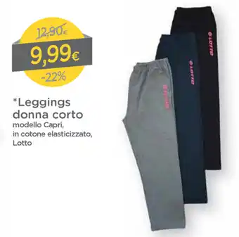 Leggings donna corto