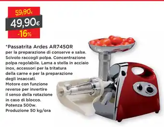 Ardes AR7450R Passatrita