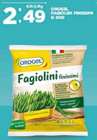 Deco Supermercati OROGEL FAGIOLINI FINISSIMI G 600 offerta