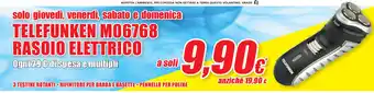 DPiù Telefunken M06768 Rasoio Electtrico offerta