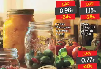 DPiù Vaso 4 stagioni Bormioli 0,50lt offerta