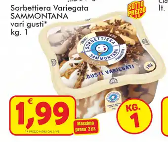 Paghi Poco Sammontana Sorbettiera Variegata 1kg offerta