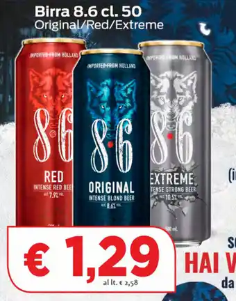 Paghi Poco 8.6 Birra 50cl. offerta