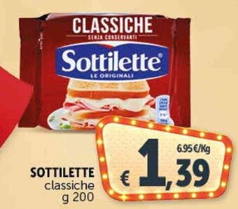 Deco Supermercati SOTTILETTE classiche g 200 offerta