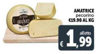 Deco Supermercati AMATRICE pecorino offerta