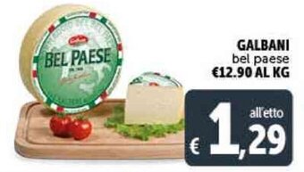 Deco Supermercati GALBANI bel paese offerta