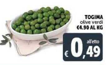 Deco Supermercati TOGIMA olive verdi offerta