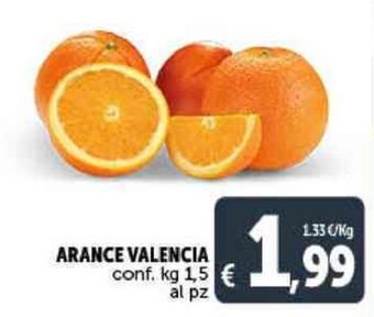 Deco Supermercati ARANCE VALENCIA kg 1,5 offerta