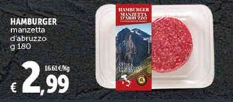 Deco Supermercati HAMBURGER g 180 offerta