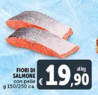 Deco Supermercati FIORI DI SALMONE con pelle g 150/250 ca. offerta