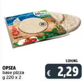 Deco Supermercati OPSEA base pizza g 220 x 2 offerta