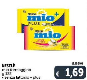 Deco Supermercati NESTLÈ mio formaggino g 125 offerta