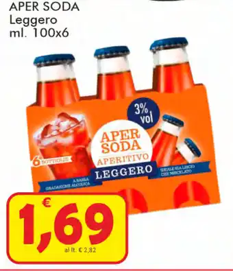 Aper Soda Leggero 100ml x 6