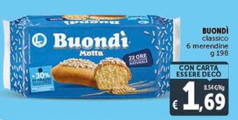 BUONDÌ classico 6 merendine g 198