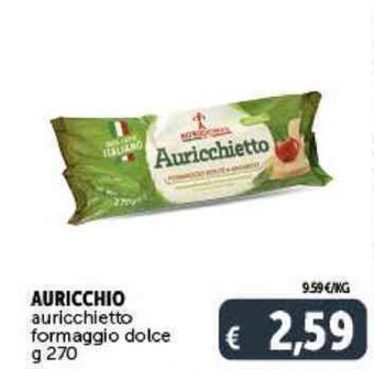 Deco Supermercati AURICCHIO auricchietto formaggio dolce g 270 offerta