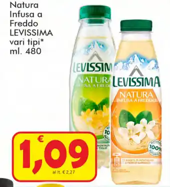 Paghi Poco Levissima Natura Infusa a Freddo 480ml offerta