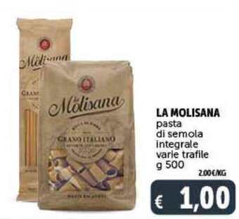 Deco Supermercati LA MOLISANA pasta di semola Integrale varie trafile g 500 offerta