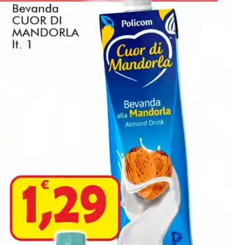 Paghi Poco Cuor di Mandorla Bevanda 1lt. offerta