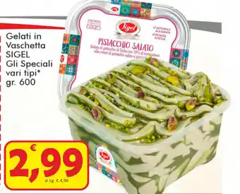 Sigel Gli Speciali Gelati in Vaschetta 600gr.