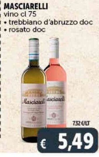 Deco Supermercati MASCIARELLI vino cl 75 offerta