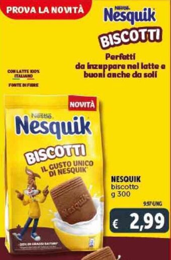 Deco Supermercati NESQUIK biscotto g 300 offerta